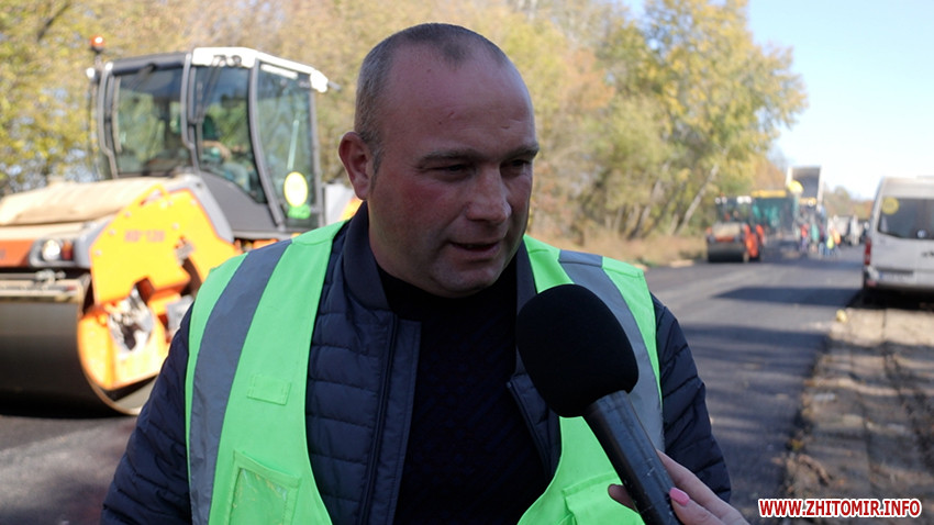 Між Любаром і Чудновом триває капітальний ремонт 13 км автошляху Житомир-Чернівці