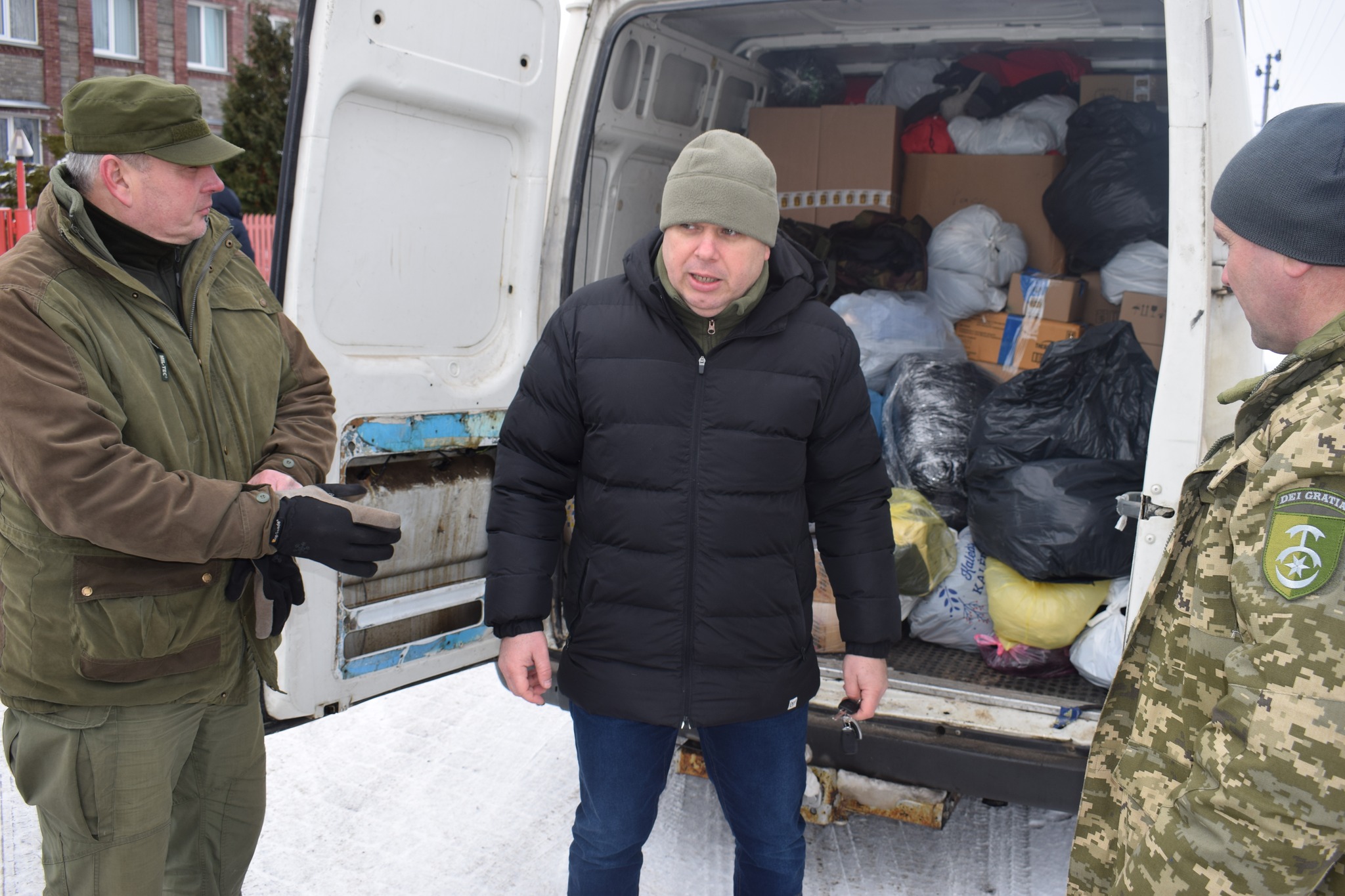 Любарщина: отримали допомогу з Литви для громади та воїнів ЗСУ