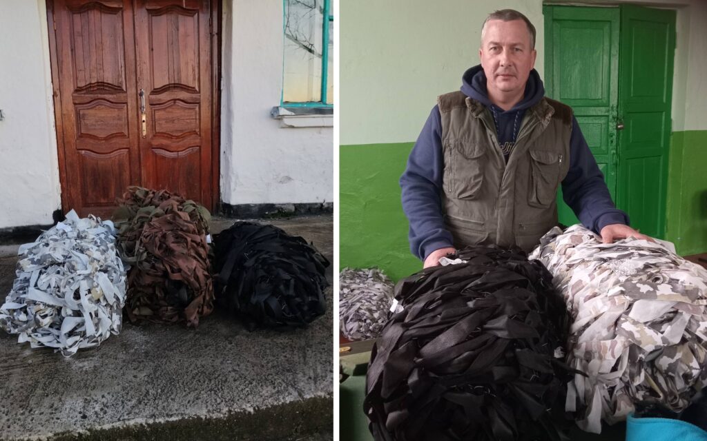 На гроші з донатів волонтери з Кириївки і Авратина закупили основу для масксіток