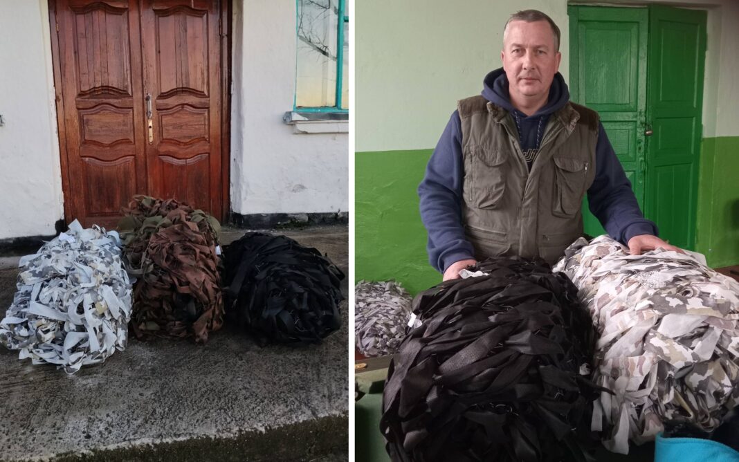 На гроші з донатів волонтери з Кириївки і Авратина закупили основу для масксіток