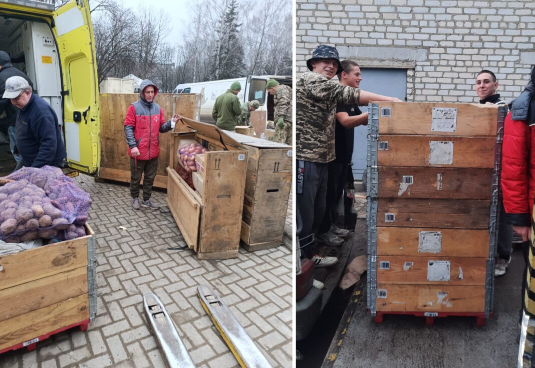 Фотозвіт про відправлену допомогу від Любарської громади для шпиталю в Краматорську